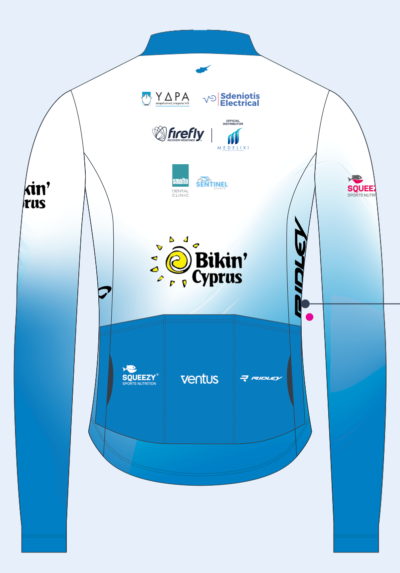 Bikin Cyprus Men Pro Long Sleeve Lightweight Jersey