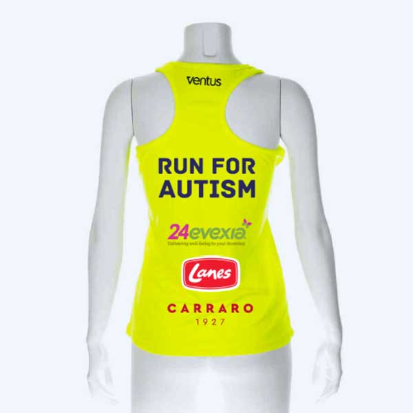 Run For Autism Team Running Sleeveless T-shirt