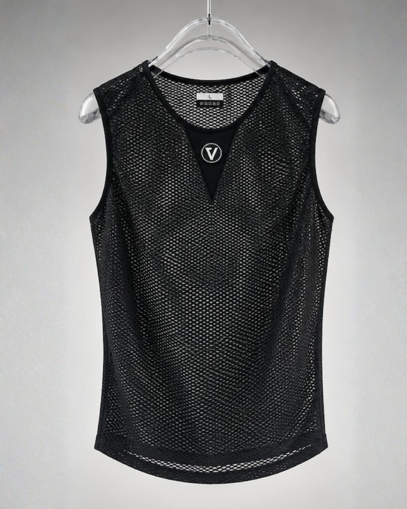 AeroMesh Sleeveless Base Layer - Black