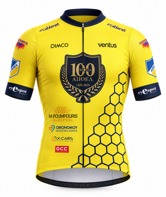 Apoel Cycling Short Sleeve Jersey