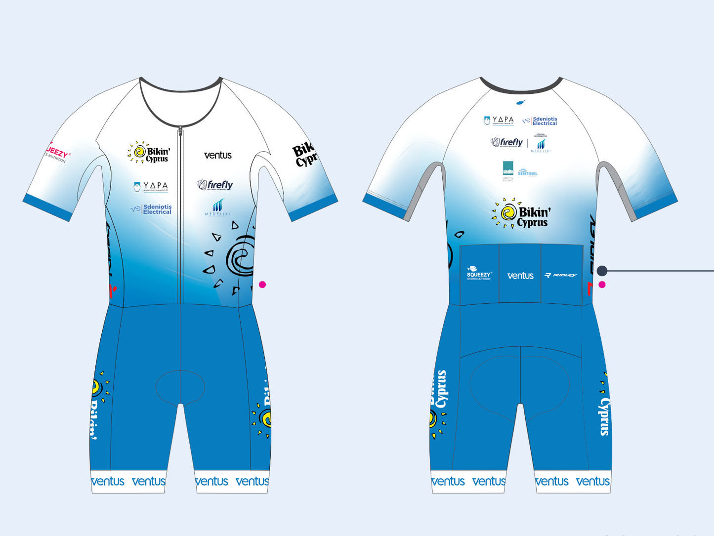 Bikin Cyprus Women Race Skinsuit