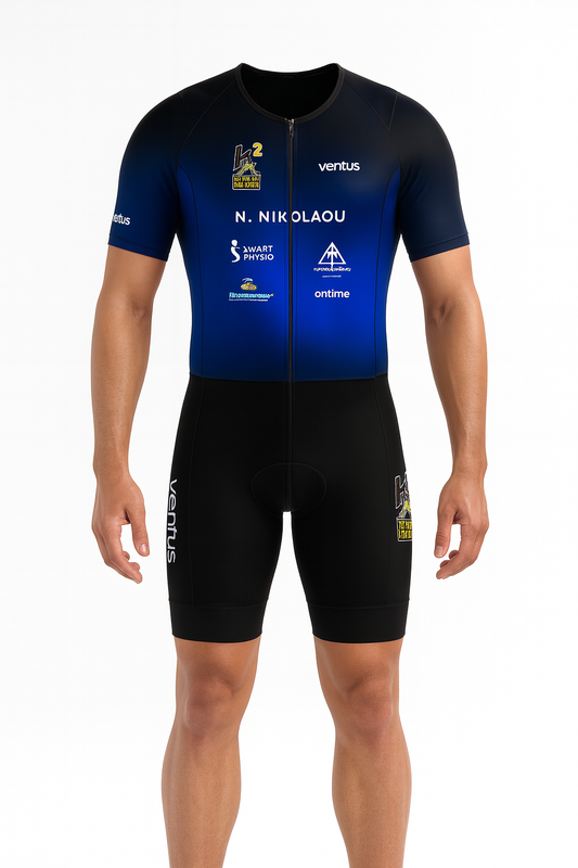 Custom Race Trisuit Pro-1 Black-Blue