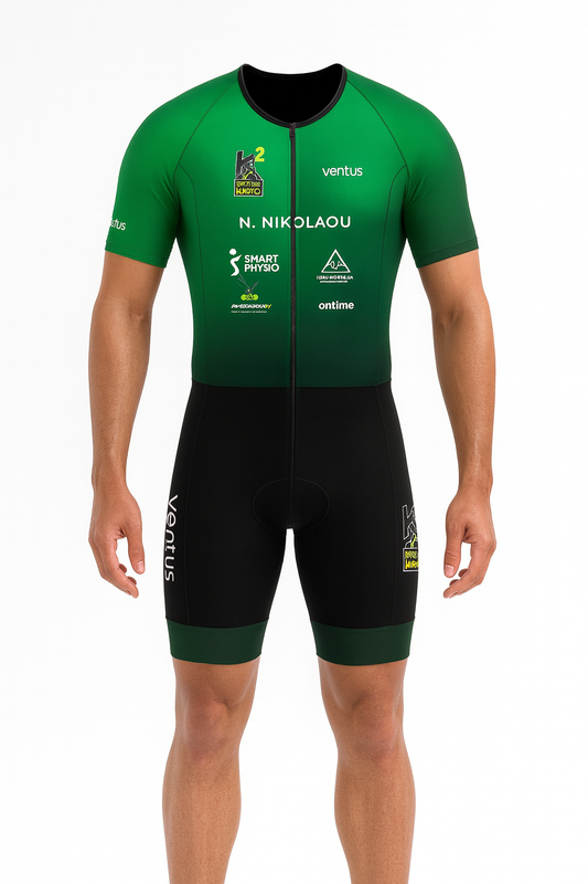 Custom Race Trisuit Pro-1 Black-Green