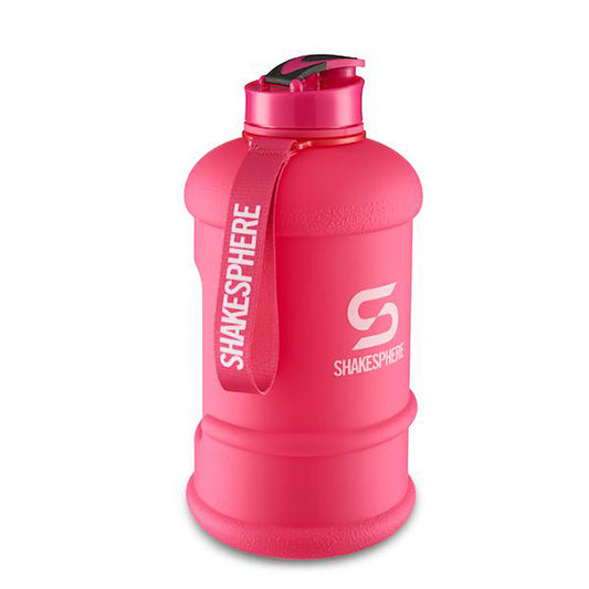 ShakeSphere Hydration Jug 1.3L Matte Pink/White Logo