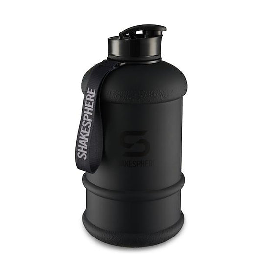 ShakeSphere Hydration Jug 1.3L Matte Black/Black Logo