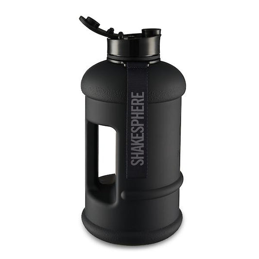 ShakeSphere Hydration Jug 1.3L Matte Black/Black Logo