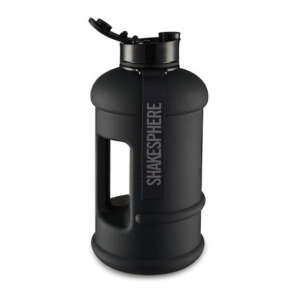 ShakeSphere Hydration Jug 1.3L Matte Black/Black Logo