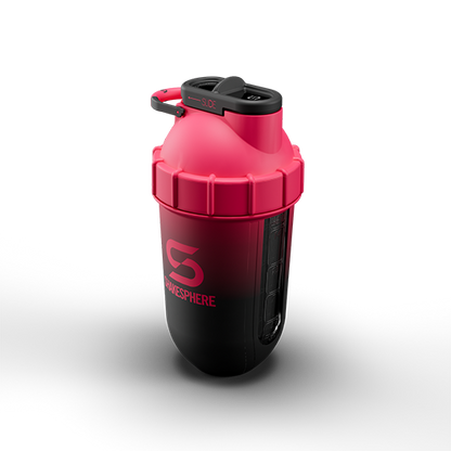 ShakeSphere Tumbler Cooler Shaker Ombre Pink
