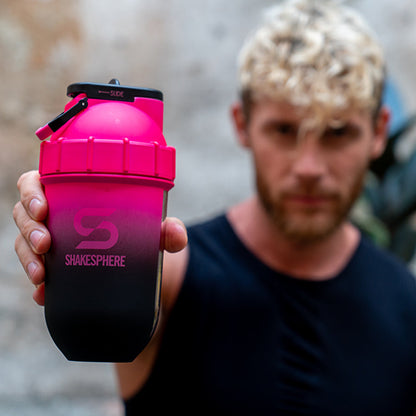 ShakeSphere Tumbler Cooler Shaker Ombre Pink