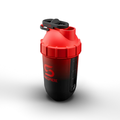 ShakeSphere Tumbler Cooler Shaker Ombre Red