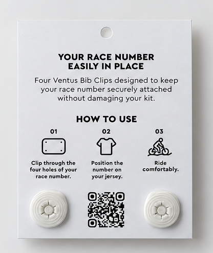 Ventus Bib Number Clips