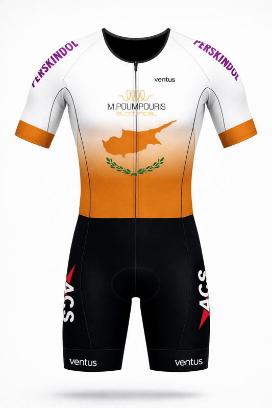 Custom Pro Race Skinsuit (Apoel Cycling - Cyprus Champ)