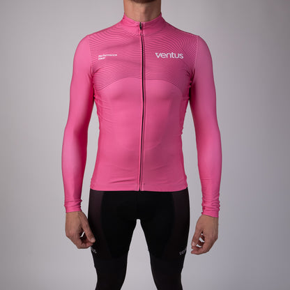 Long Sleeve Thermal Jacket – Pink Wind