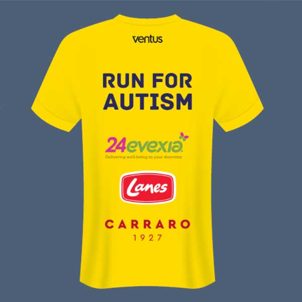 Run For Autism Team Running T-shirt
